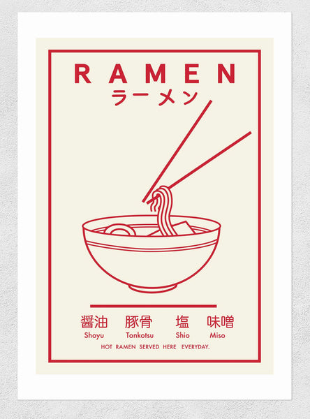 Ramen A3 Print