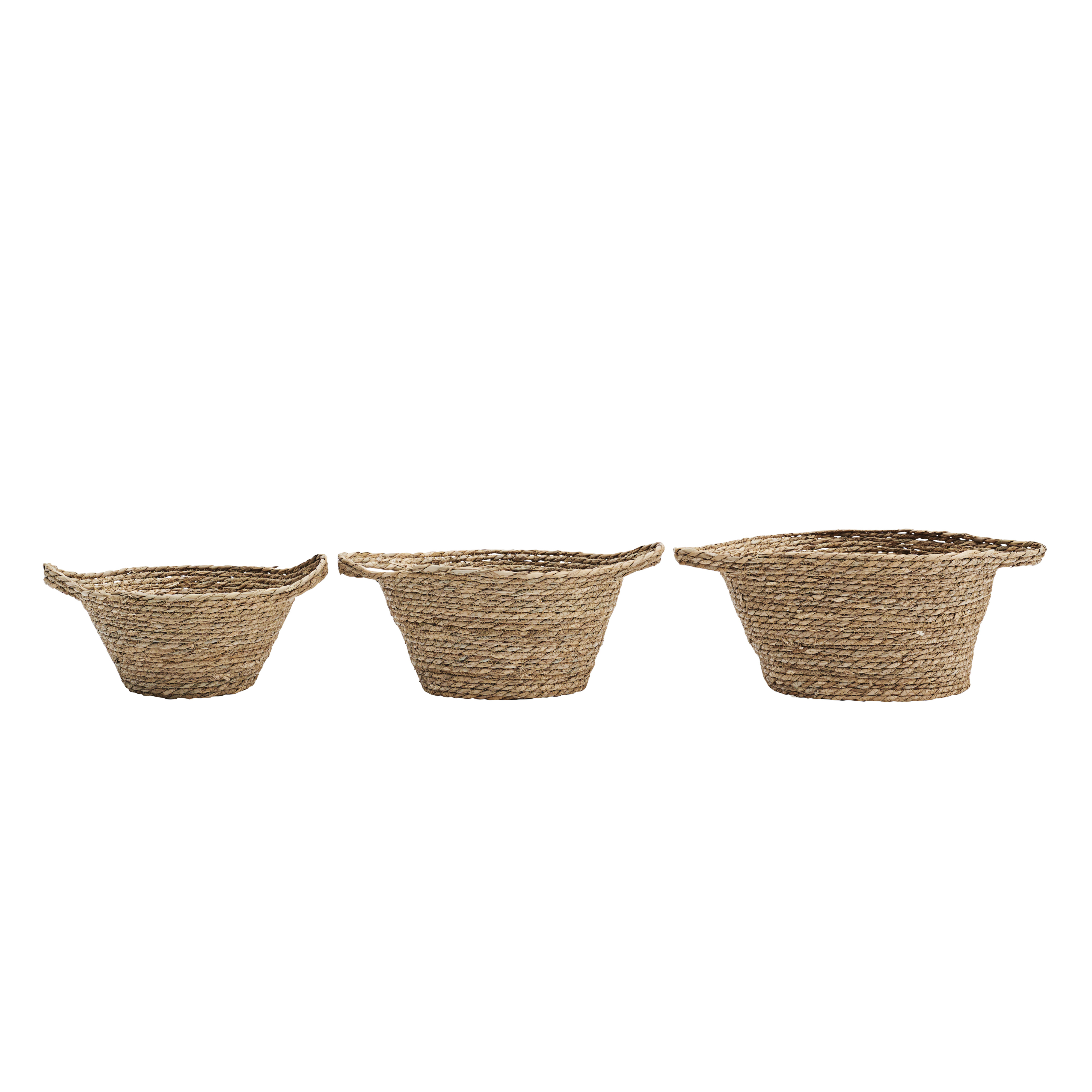 Jat Natural Weave Basket - Set of 3