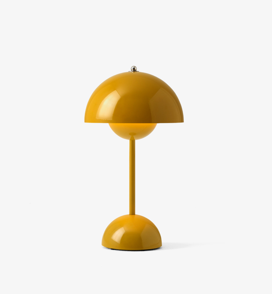 &Tradition Flowerpot Portable Lamp Vp9 Mustard