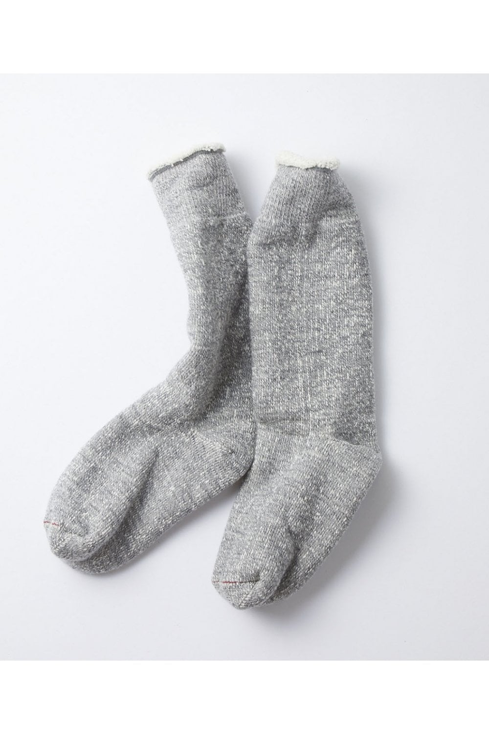 Double Face Crew Socks (Medium Gray)