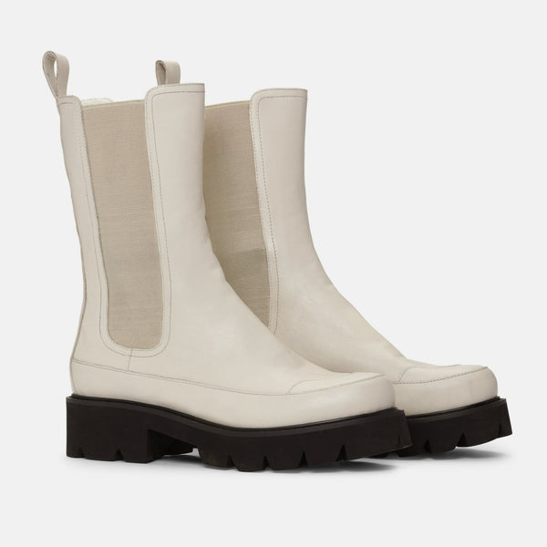 Calf Length Boot - Bleached Sand