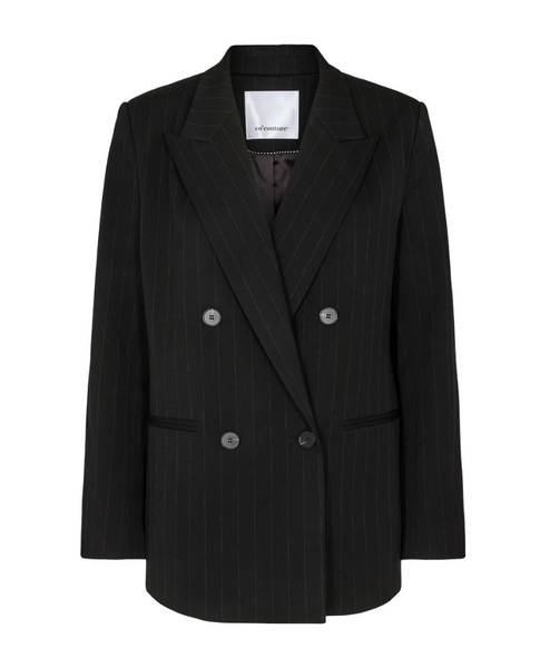 Cocouture Black Pinstripe Blazer