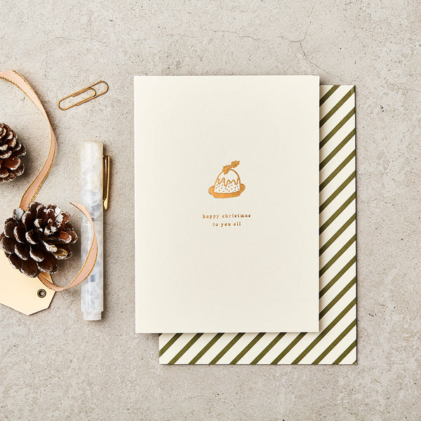 | Christmas Pudding | Greetings Card