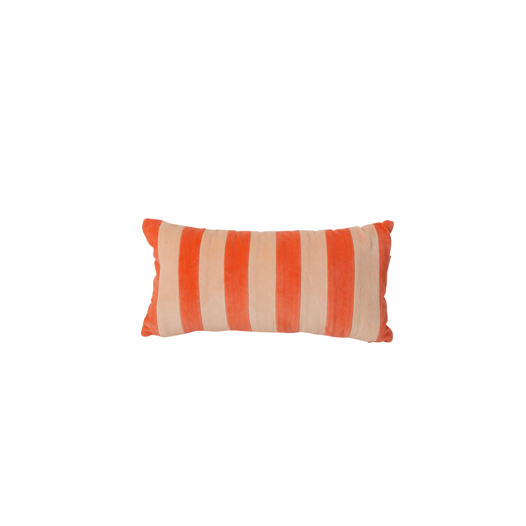 Rice by Rice Small Velvet Cushion - Apricot