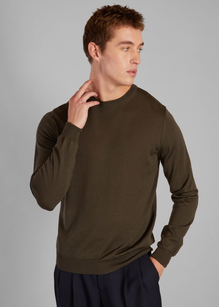 L’Exception Paris Merino Wool Round Neck Sweater