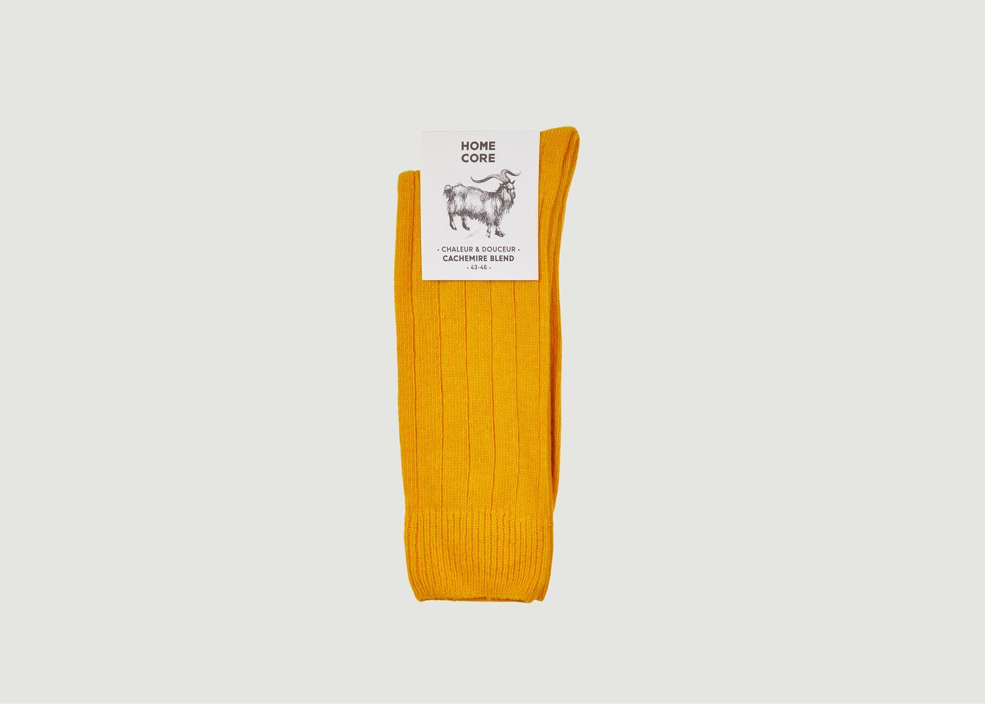Homecore Plain Ribbed Socks