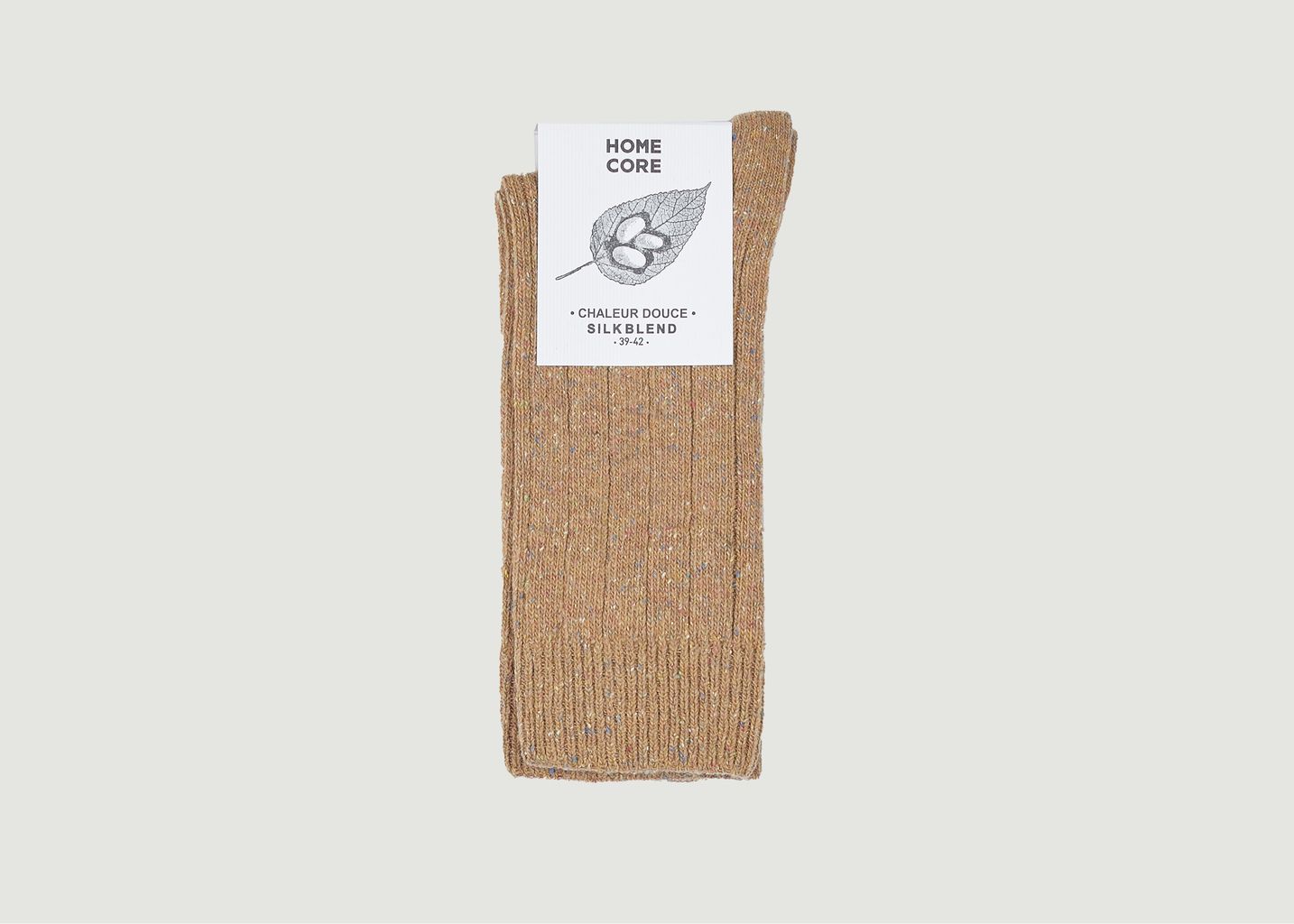 Speckled Ribbed Socks