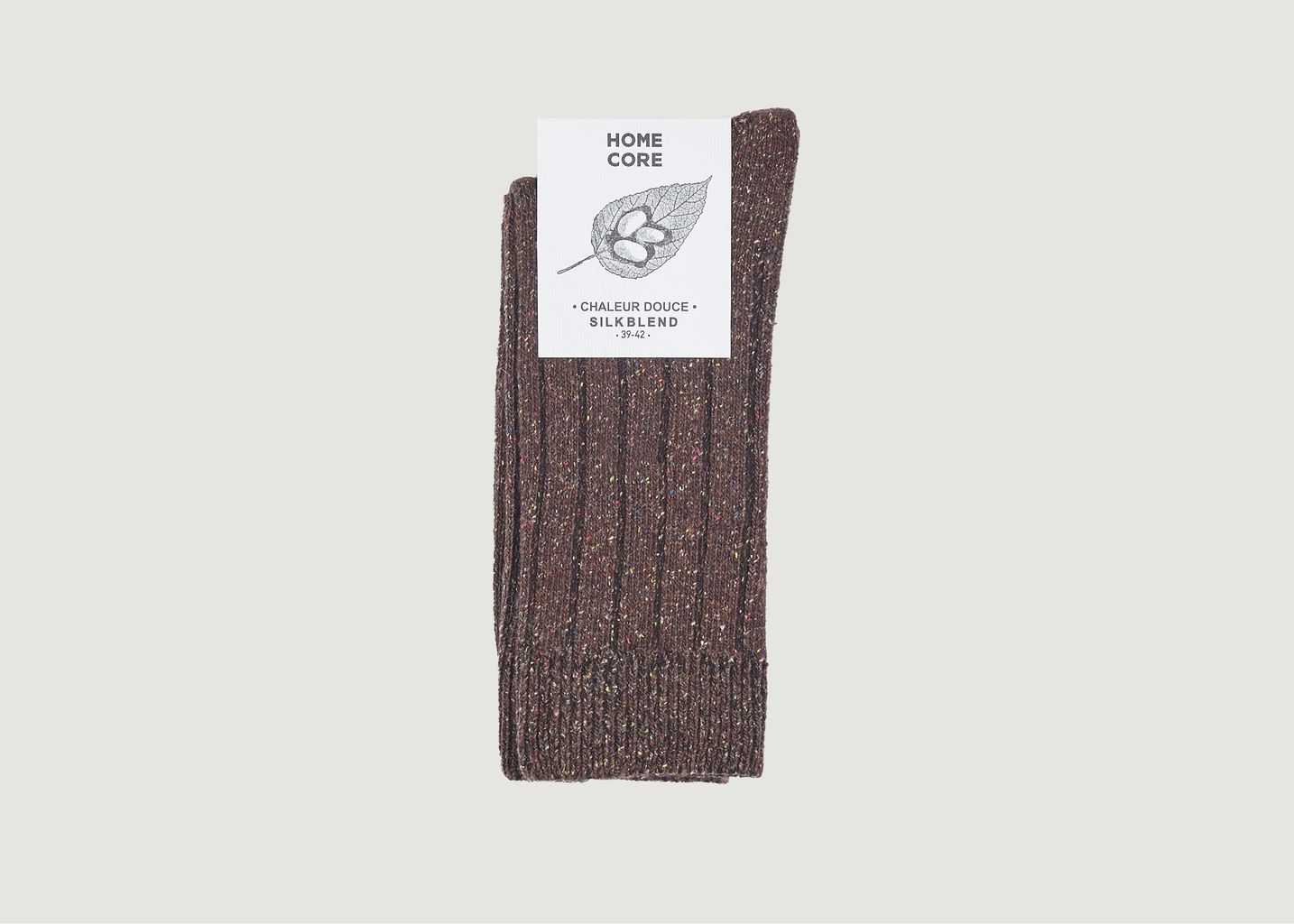 Speckled Ribbed Socks