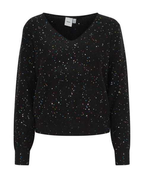 Annlie Black Sequin Knit