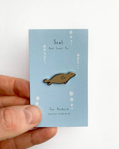 Tom Hardwick Seal Enamel Pin Badge