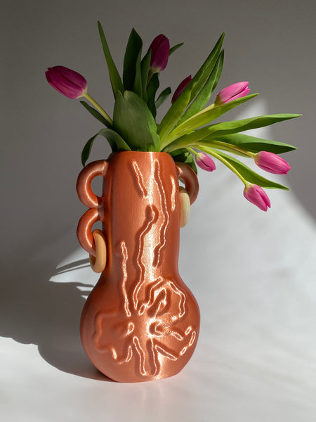 Wobbly Digital Butterfly Dream Vase