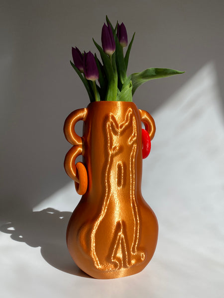 Wobbly Digital Mr Meow Vase