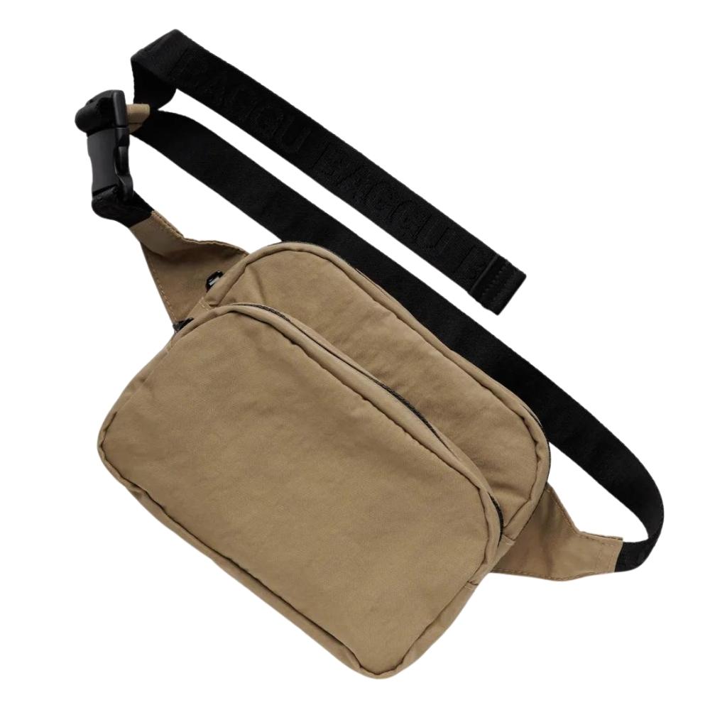 Dark Khaki Nylon Fanny Pack