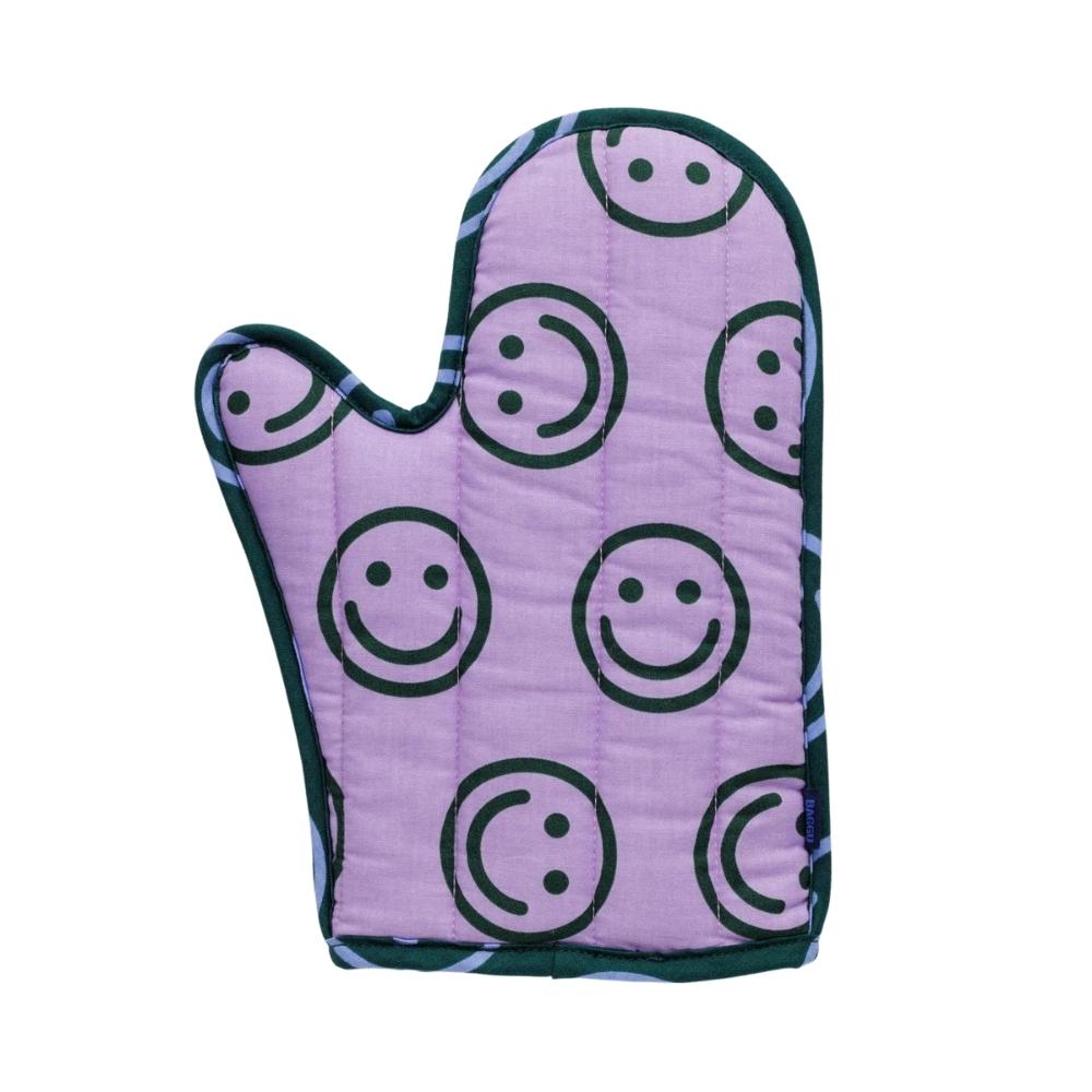 Lavender Forest Happy Oven Mitt