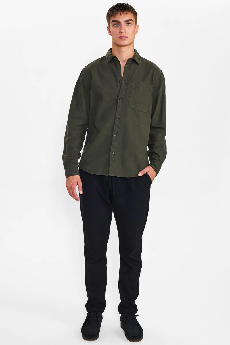 Forest Night Aklouis Heavy Oxford Shirt 900863 4084