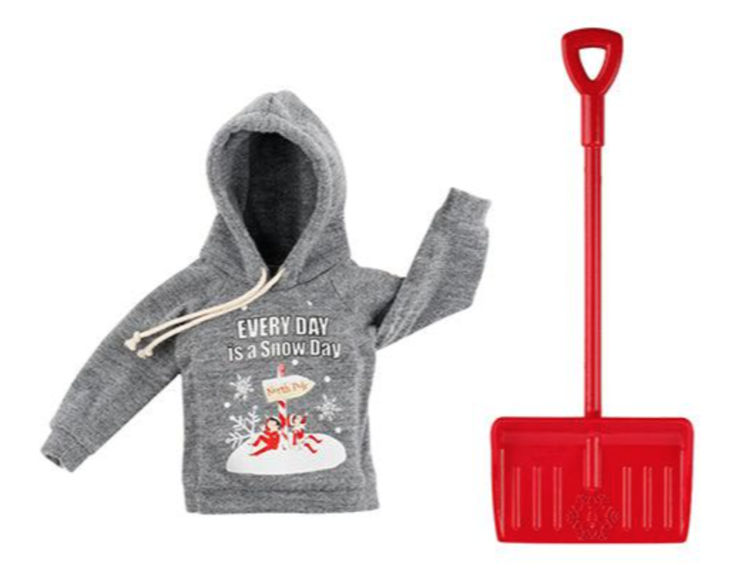 Elf on the Shelf CLAUS COUTURE COLLECTION® SNOW DAY SHOVEL ‘N’ PLAY SET (SCOUT ELF CLOTHES)
