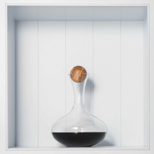 Distinctly Living Red Wine Carafe With Oak Stopper