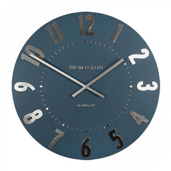 Distinctly Living 20" Mulberry Wall Clock Midnight Blue