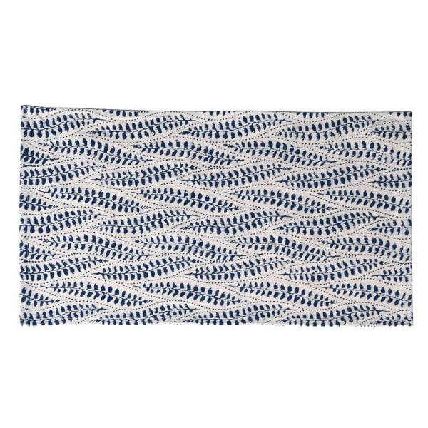 Distinctly Living Set Of 4 Printed Fabric Blue Motif Placemats