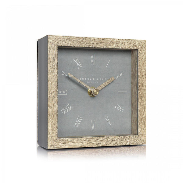 Distinctly Living 5'' Nordic Mantel Clock Cement