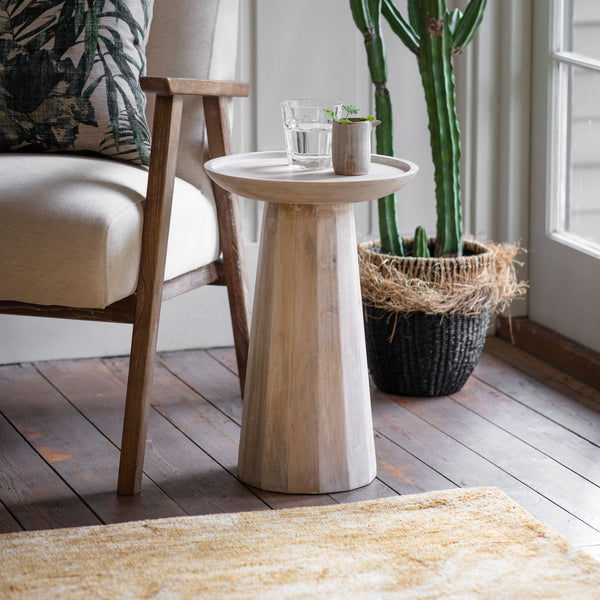 Distinctly Living Quad Wood Side Table
