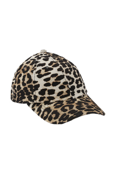 Canvas Cap - Leopard Print