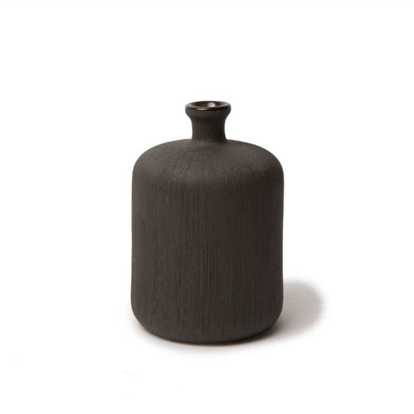 Bottle Vase | Medium | Brown/black