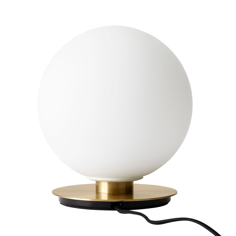 TR Bulb Table/Wall Lamp Brushed Brass Opal