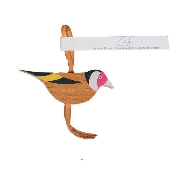 Eperfa Bird Ornament - Goldfinch