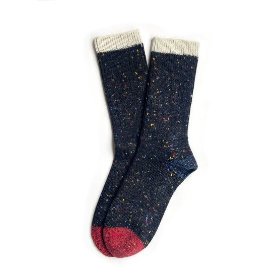 Cosmic Night Socks Black / Red / Blue