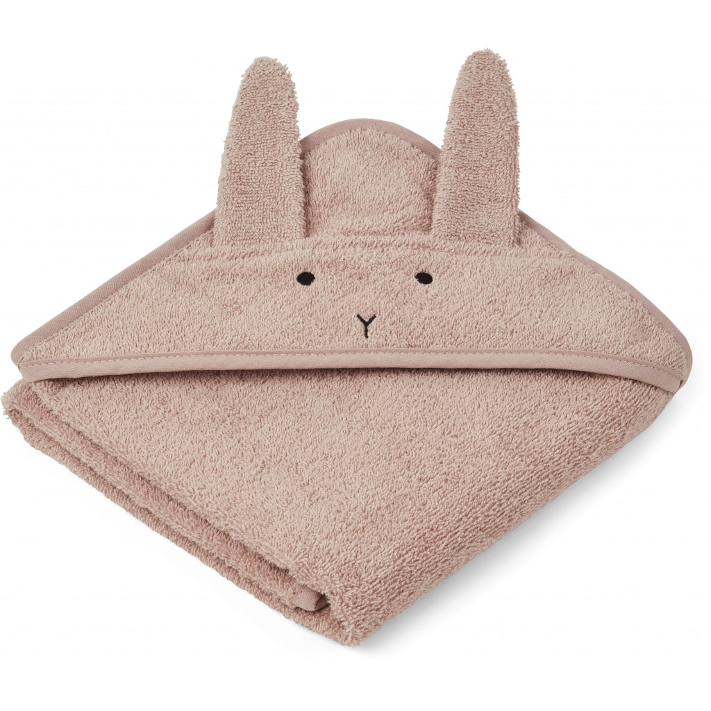 Albert triangle bathrobe - pink rabbit