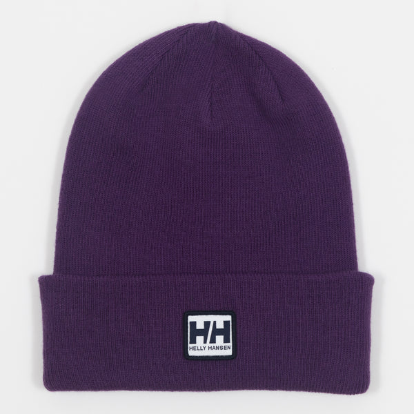 Purple Urban Cuff Logo Beanie