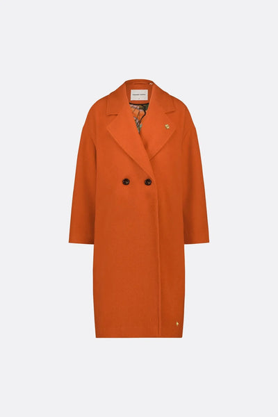 Beth Coat Orange Lava