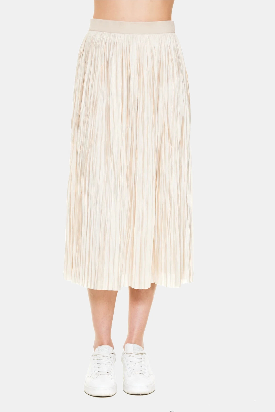 Pleated Midi Skirt