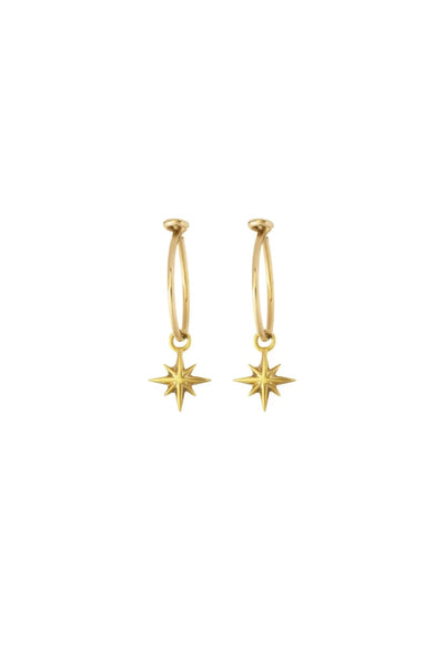 Gold Starlight Earrings- 11mm