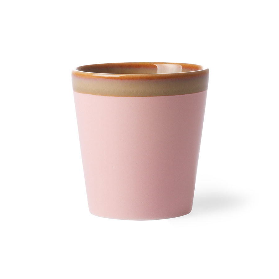 HK Living Coffee Mug Pink - 70s Ceramics