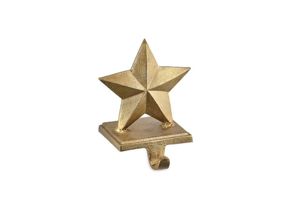 Nkuku Kotta Stocking Star Holder - Antique Brass (one Size)