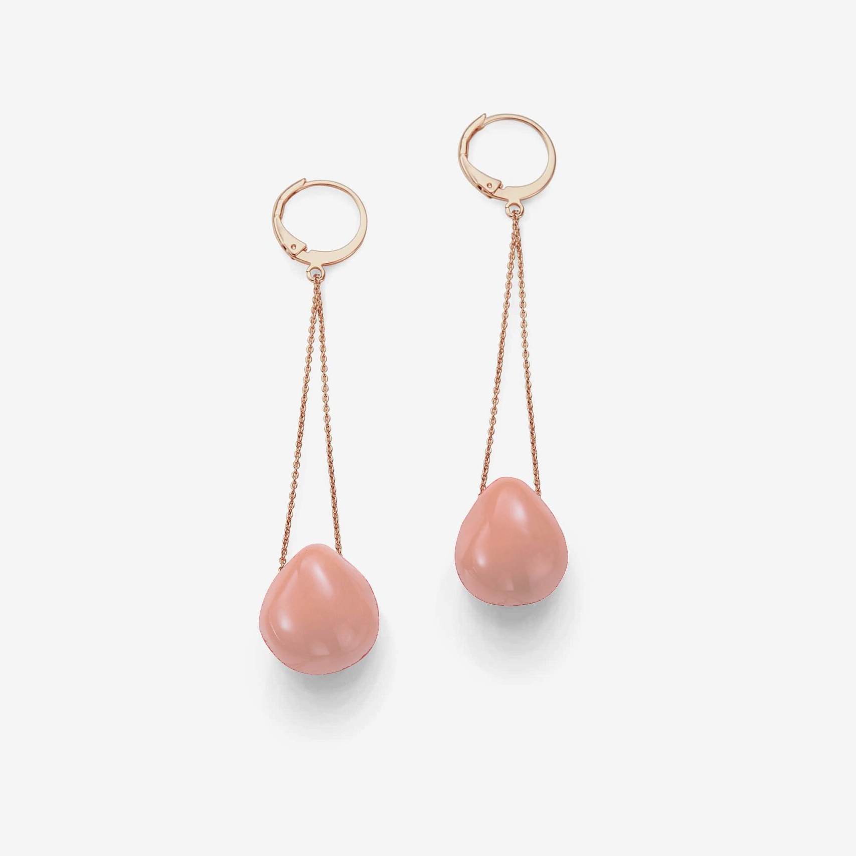 Joan Pink Porcelain Earrings