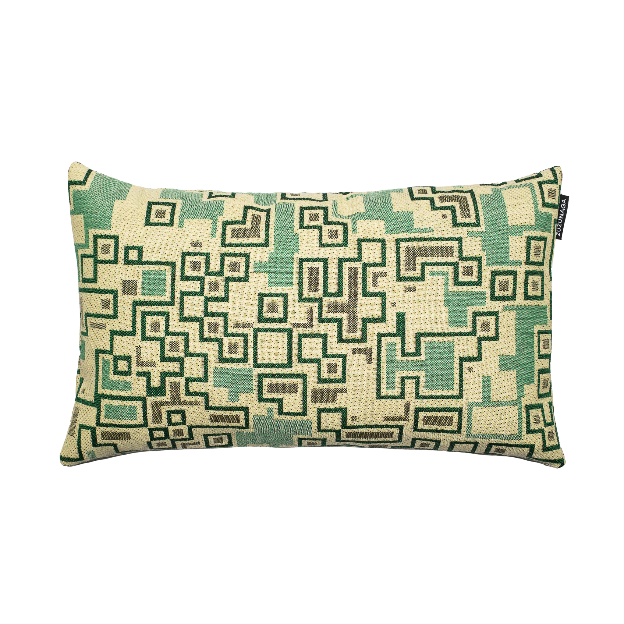 Inca Bold Green Cushion (30x50cm)