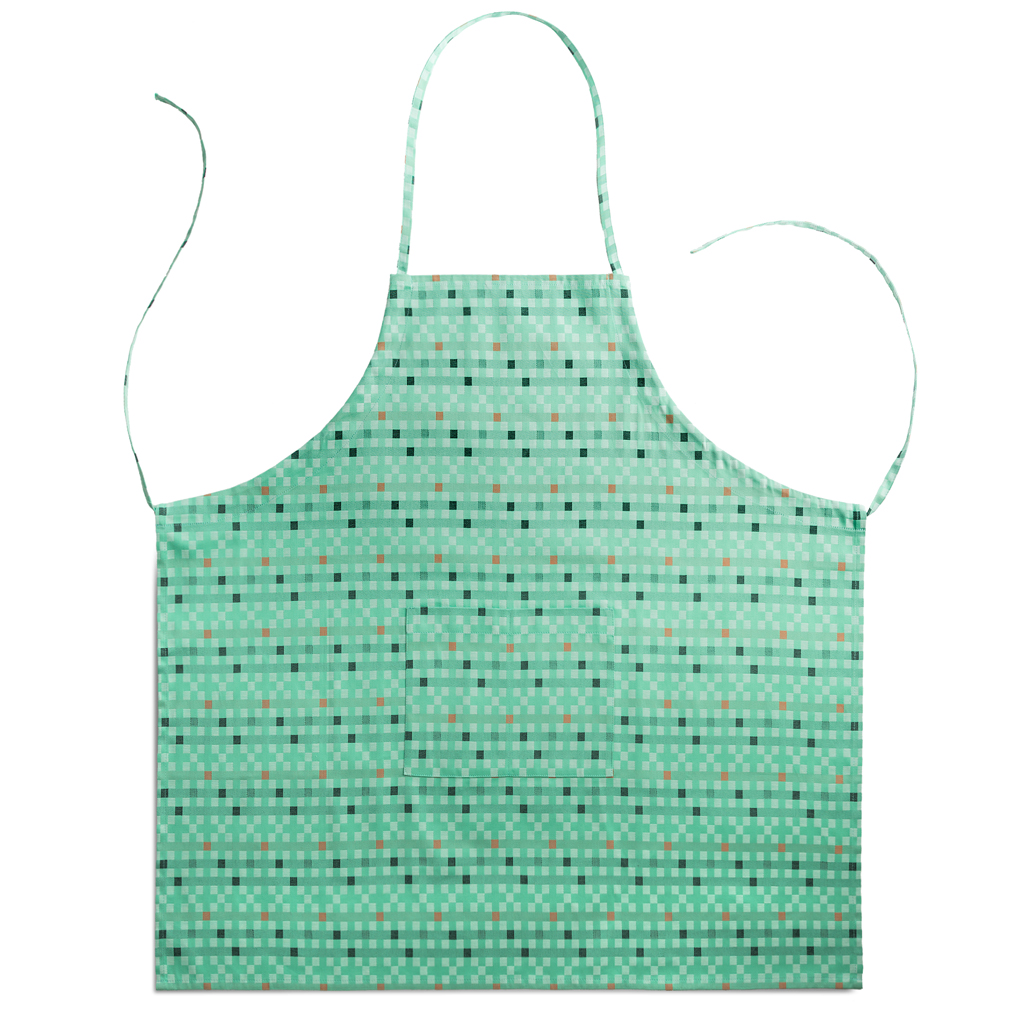 Mosaic Mint Apron