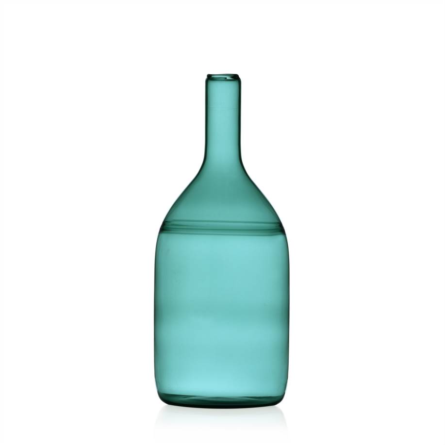 bottle-shaped glass carafe Levels 1 5 L