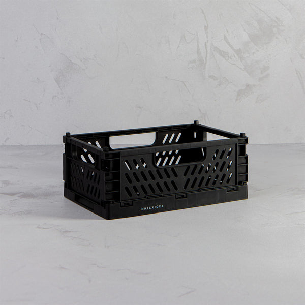 Coal Tiny Folding Storage Crate