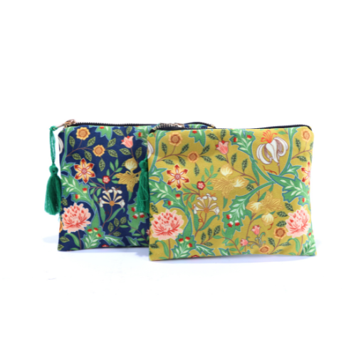 Sussex Home Make Up Bag : Blue or Mustard