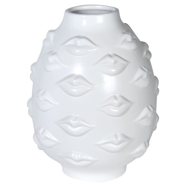 Or & Wonder Collection White Lips Vase