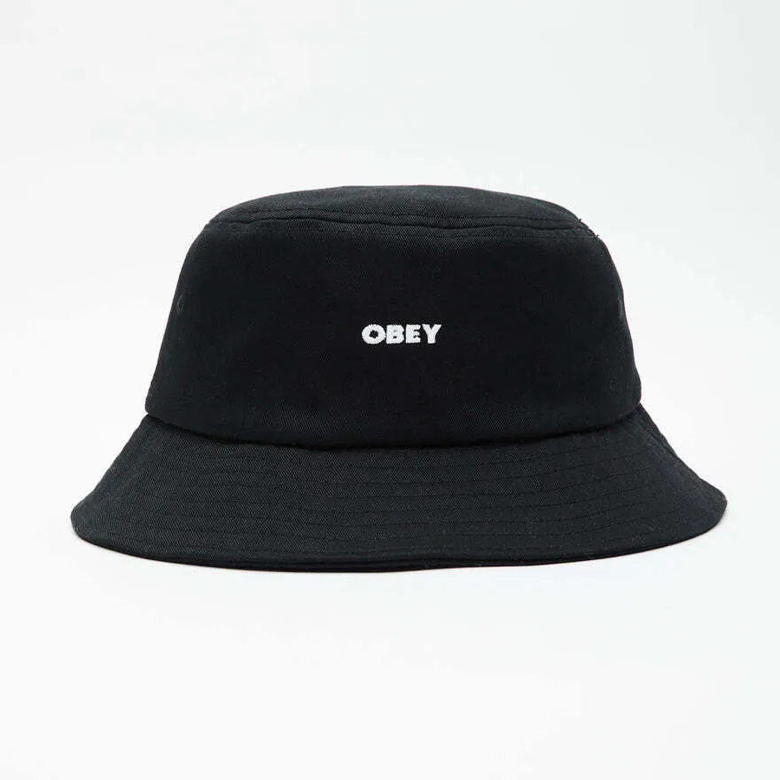 Twill Bucket Hat - Black