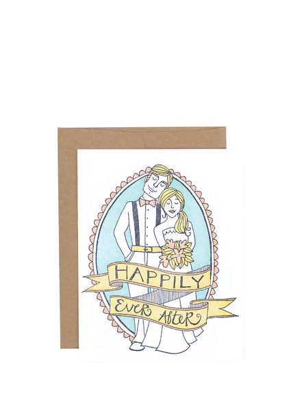 1 canoe 2 Happily Ever After Couple Card