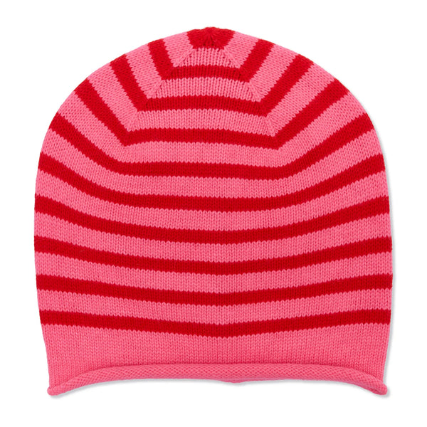 Breton Cashmere Beanie Pink/red