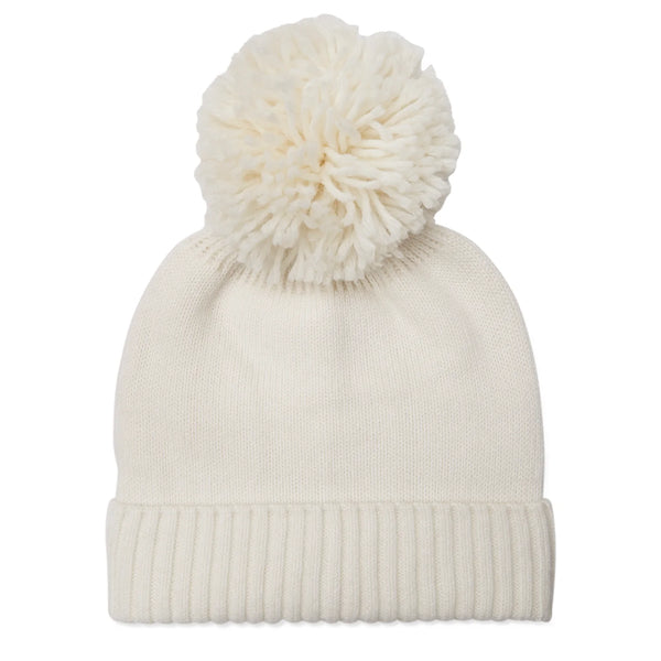 Bobble Cashmere Hat Cream