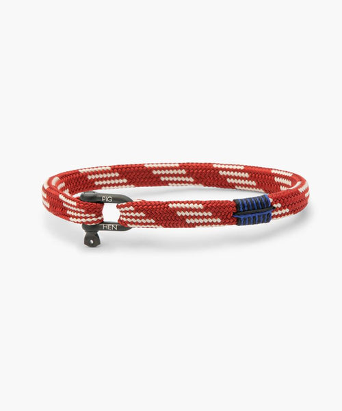 Pulsera Vicious Vik - Brick Red- Ivory/black