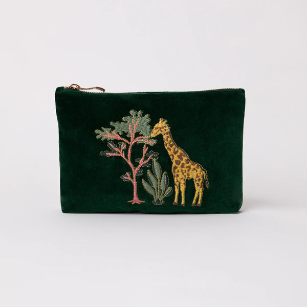 Elizabeth Scarlett Giraffe Forest Make-up Bag